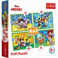 Trefl Puzzle 4en1 Entre Amis 15/12/20/24 34616