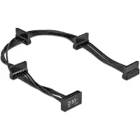 DeLOCK 902112158 40 Cm Sata Cable Noir