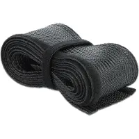 DeLOCK Gaine tressée avec velcro 2mx19mm noir