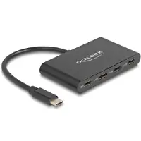 DeLOCK USB 3.2 Gen 2 USB Type-C Hub mit 4 x USB Type-C Bu.