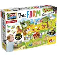 Lisciani Jeu tactile Montessori - La ferme
