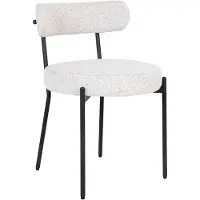 Ebuy24 Badalona chaise de salle à manger blanc.