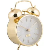 Karlsson Réveil rétro PEARL GLOW, Ø 8 cm