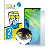 BROTECT Full-Cover Protection Mat (Xiaomi Mi Note 10), Téléphone portable : film de protection, Gris