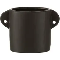 J-Line Pot renaissance ceramique noir