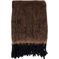 House Nordic Cozy Carmel Plaid - Brown, 130x170 cm