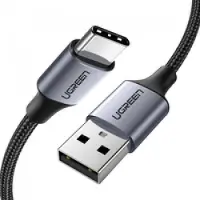 UGREEN Câble Usb vers Usb-C Qc3.0 Us288 2M avec prise aluminium (Noir)