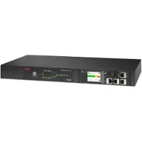 APC - Commutateur d'alimentation automatique (montage en rack) - CA 230 V - 3840 VA - 1 phase - USB, Ethernet 10/100/1000 - Ports de sortie : 1 - 1U - noir