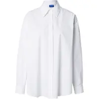 HUGO Elisana 10266893 02 Blue Long Sleeve Shirt Blanc 40 Femme