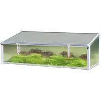 Juwel Thermo Frühbeet 130x60 cm Hohlkammerplatten UV-beständig transparent