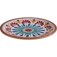 Aps Assiette "ARABESQUE, Assiettes, Multicolore, Bleu