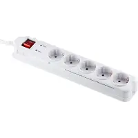 Gembird PCW-MS2G - Überspannungsschutz - Wechselstrom 250 V - 5 Ausgangsstecker (PCW-MS-2G)
