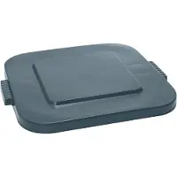 Rubbermaid Couvercle pour conteneur 105 L Brute, carré, gris