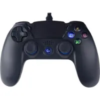 Gembird JPD-PS4U-01 Vibrations-Controller für PS4/PC, Kabelgebunden-USB