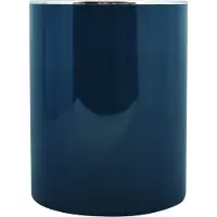 MSV Salle de bains Série "ASPEN" Poubelle de toilette design Poubelle à pédale Poubelle à couvercle basculant 6 litres (ØxH) : env. 18,5 x 26 cm pastel pétrole
