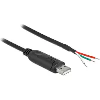DeLOCK Câble adaptateur USB 2.0 Type-A vers série RS-232 avec 3 fils