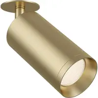 Maytoni Focus Plafonnier GU10 orientable, pivotant Or mat Aluminium (GU10)