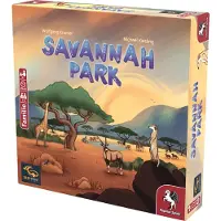 Pegasus Spiele 57804G - Savannah Park, jeu de société, pour 1-4 joueurs, ages 8+ (édition DE) (Allemand, 1 - 4 Joueur)