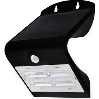 Blulaxa Applique LED solaire 48636 avec capteur, 3,2 W, noir