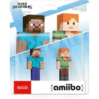 Super Smash Bros Amiibo Steve And Alex Clair