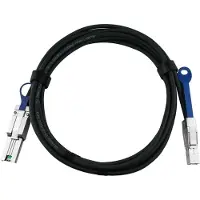 BlueOptics CBL-SAST-0547-BL Câble InfiniBand 0,5 m MiniSAS (SFF-8088) Noir