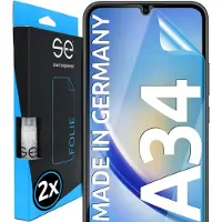 Smart Engineered se 3D Film de protection Samsung Galaxy A34 (2 pièces) (2 pcs, Samsung Galaxy A34 5G), Téléphone portable : film de protection, Transparent