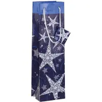 Sigel 5 Flaschenbeutel Shining Star Motiv 10,0 x 35,0 cm