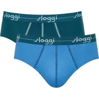 Sloggi Slip bleu ciel / pétrole / menthe