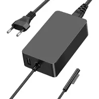 Avizar , alimentation secteur 60W pour Microsoft Surface Pro 9 / Pro 8 / Pro 7, noire