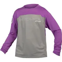 Endura Burner Mt500 Print Ltd Long Sleeve Enduro Jersey Violet 13-14 Years Fille