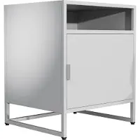 VCM Métal, Table de nuit, Table d'appoint, Porte battante, Console, Table de nuit, Flokas