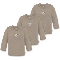 Normani T-Shirt 'Taupo' beige / marron / vert foncé / blanc