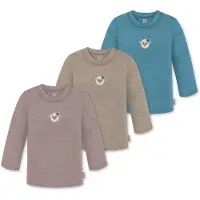 Normani T-Shirt 'Taupo' beige chiné / bleu chiné / marron chiné