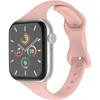 IMoshion Bracelet slim en silicone pour Apple Watch | 44/45/46/49 mm - Retro Pink