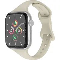 IMoshion Bracelet slim en silicone pour Apple Watch | 44/45/46/49 mm - Starlight