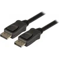 EFB Elektronik Câble de connexion DisplayPort 2.0,DP mâle-DP mâle (1 m), Câble vidéo, Noir