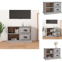 vidaXL Armoire TV Gris Sonoma 73x35,5x47,5 cm Bois composite - Meuble TV