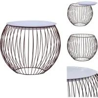 vidaXL Table basse dorée Ø 51 cm - Tables basses