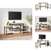 vidaXL Armoire TV Chêne Sonoma 117x35x52 cm Bois composite - Meuble TV