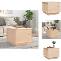 vidaXL Table basse 40x50x35 cm pin massif - Tables basses