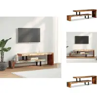 vidaXL Armoire TV en vieux bois massif - Meuble TV