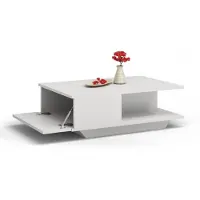 Top E Shop Table basse CUIFEN – blanc mat