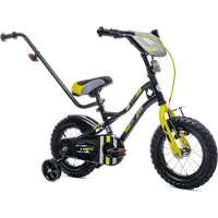 Sun baby Tiger Bike Vélo pour enfants Garçons Vélo avec roues stabilisatrices 12 14 16 pouces à partir de 2-6 ans BMX Enfants Vélo (12 pouces, vert)