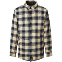 Pepe Jeans pour homme. PM308810 Surchemise Steeve marine, jaune (S), Casuel, Coton, Manche longue, Durable