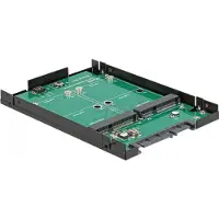 DeLOCK - Speichercontroller (RAID) - mSATA - mSATA - RAID RAID 0, 1, JBOD - SATA 6Gb/s (62594)