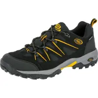 Brütting Mount Hunter : chaussures de sport basses pour hommes, chaussures de randonnée, couleur noire, pour le quotidien