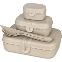 Koziol Boîte à Déjeuner Koziol Bio-Circulair Pascal Ready Nature Desert Sand (6-Pièces)