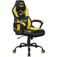 Subsonic Siège de jeu Junior - Batman, Chaise gaming, Noir, Jaune