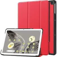 Cover-Discount Google Pixel Tablet - Étui Smart Tri-fold rouge (Tablette Google Pixel), Étui pour tablette, Rouge