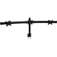 Value LCD Triple Arm Carrier Rod Black Table Mount (Support de table noir pour LCD) (27", 8 kg), Support de moniteur, Noir